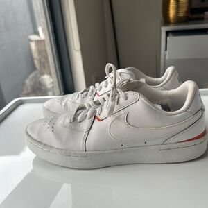 Nike Court Blanc White Team Orange Women’s C10808 - 100 Size 9